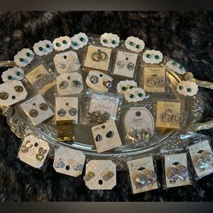 Princess And other Brands Assessory Silver and Gold Earrings Set